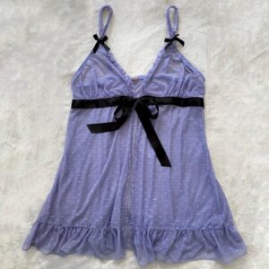 LINGERIE TOP WITH BOWS