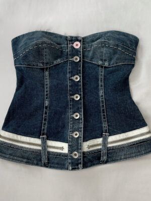 FORNARINA DENIM CORSET