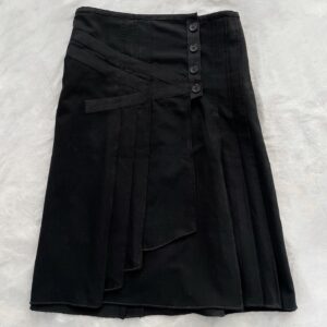 LOW WAISTED TAILORED SUIT SKIRT