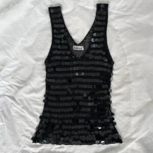 SEQUIN KNITTED TOP