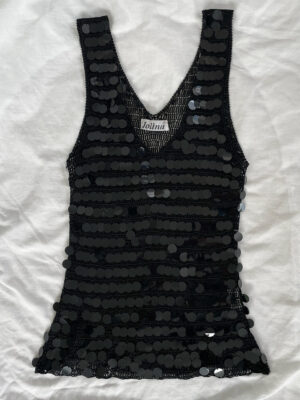 SEQUIN KNITTED TOP
