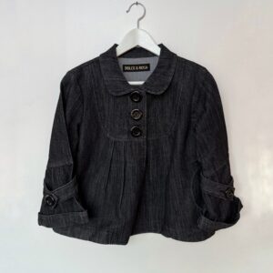 DENIM PEA COAT